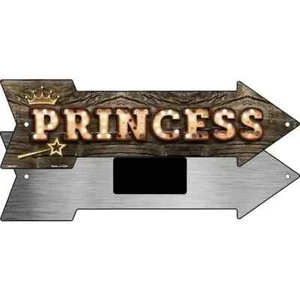 Princess Bulb Buchstaben 2,25"x8" Pfeilmagnet Kühlschrank Kühlschrank Küche Haus - Bild 1 von 2