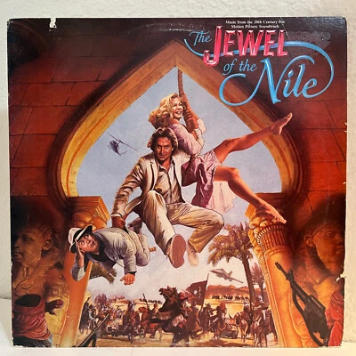 JEWEL OF THE NILE Movie Soundtrack (Jive) - 12" Vinyl Record LP - EX - Image 1 of 3