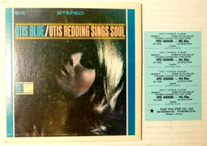 Otis Redding Sings Soul Otis Azul 7" SOLAMENTE CUBIERTA LP - SIN REGISTRO con tiras de título - Imagen 1 de 2
