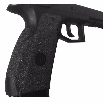 Empuñaduras de garra para CZ P-09 empuñadura de correa trasera pequeña en granulado negro 060G Foto 1 de 4