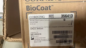 Corning BioCoat Poly-D Lysine cellware 6 Well With Lid 356413 - Picture 1 of 1