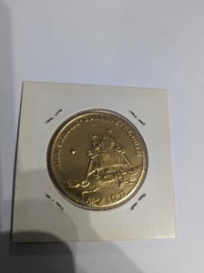 Apollo 11 - Aluminum Space Commemorative Medal/Token - Picture 1 of 4