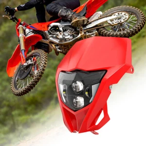 LED Headlight Hi/Lo for Honda CRF125F CRF150F CRF230F CRF250R CRF250F XR600R - Picture 1 of 12