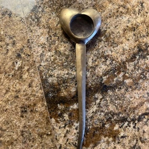 Vintage Brass Chinese Letter Opener Metal 9” Long Collectible Stationery - Picture 1 of 4