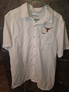 Columbia PFG Angelshirt Herren Medium Omni Shield atmungsaktiv Texas Longhorns - Bild 1 von 9
