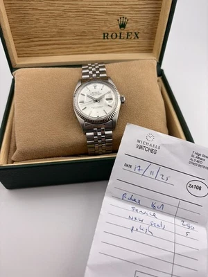Rolex Datejust 1601 — отремонтированные 17/11/2025 — серебристый циферблат — отличные винтажные  - Изображение 1 из 4