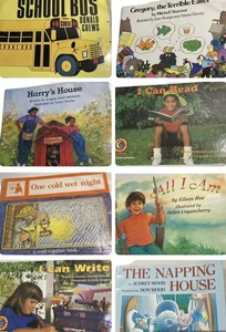 8 Oversize Big Easel Classroom Book Lot Teacher Preschool Elementary Scholastic - Picture 1 of 12