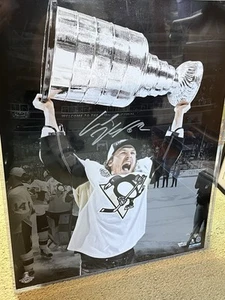 Carl Hagelin Signed 16” X 20” Penguins Photo Autograph Fanatics & Steiner COA - Picture 1 of 4