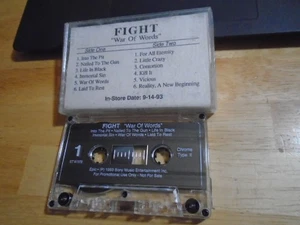 RARE PROMO Fight CASSETTE TAPE War of Words metal JUDAS PRIEST Rob Halford 1993 - Picture 1 of 2