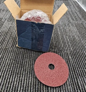 (QTY 25) Norton 666233-57276 Abrasive Disc 5"x7/8" 24g A/o F240 66623357276 - Picture 1 of 6