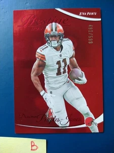 2023 Panini Prestige Xtra Points Red Donovan Peoples-Jones #72 Browns /599 - Picture 1 of 2