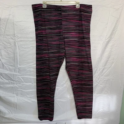 Leggings Climate Right By Cuddl Duds para mujer XXL capa base acogedor salón a rayas Foto 1 de 4