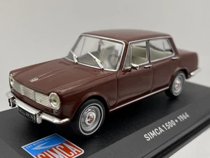 Simca 1500 1964 1:43 diecast model car scale saloon Ixo Altaya - Picture 1 of 6