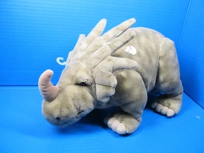 Dakin Dinosaurs Plush 7” x 15” Styracosaurus Stuffed Animal Dino - Image 1 of 4
