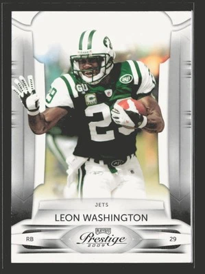 2009 Playoff Prestige #68 Leon Washington New York Jets - Image 1 of 2