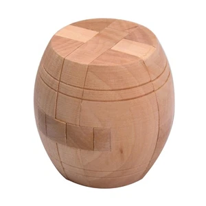  Knobelspiel Spielzeug Intelligentes Porzellanschloss Puzzle Pädagogisches Holzfass-Design - Bild 1 von 12