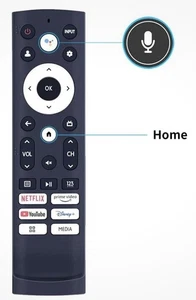 Reemplace el control remoto por voz ERF3S90H para Hisense Smart TV 43A6H 43A65H 50A6H 50A65H - Imagen 1 de 1