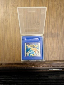 Pokemon Blue Version (AUTHENTIC, CARTRIDGE ONLY, ORIGINAL BATTERY STILL WORKS) - Picture 1 of 7