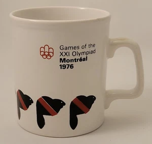 Games of the XXI Olympiad Montreal 1976 Ceramic Mug Staffordshire Potteries - Picture 1 of 8