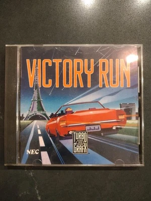 NEC Turbo Grafx 16 Victory Run Video Game Complete w/ Manual Mint 1st Owner  - Image 1 of 4