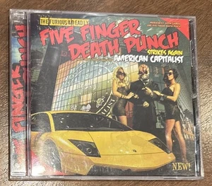 Five Finger Death Punch CD Strikes Again American Capitalist 2011 11 Tracks - Imagen 1 de 5