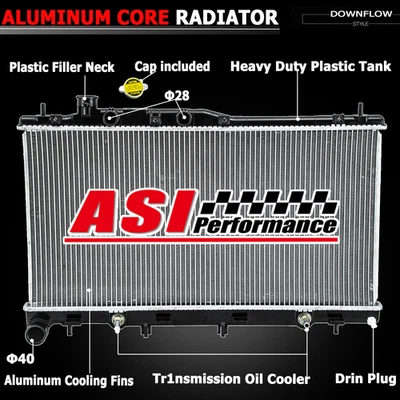 FOR 2003-2009 SUBARU LIBERTY/OUTBACK 3.0L EJ30 6Cyl Petrol Premium Radiator - image 1 of 4