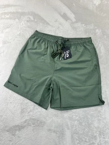 Loyal Origins Shorts Herren Medium grün Essential Kordelzug sportlich Laufen - Bild 1 von 13
