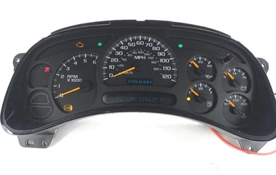 *Reconstruido* Instrumento Speedo Gauge Cluster 276K para 03-05 Silverado Suburban 1500 Foto 1 de 4