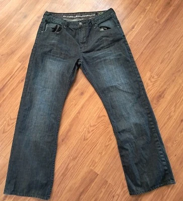 Jeans Buffalo David Bitton para hombre 36x32 1973 Rock For Freedom Timothee RARO oscuro Foto 1 de 4