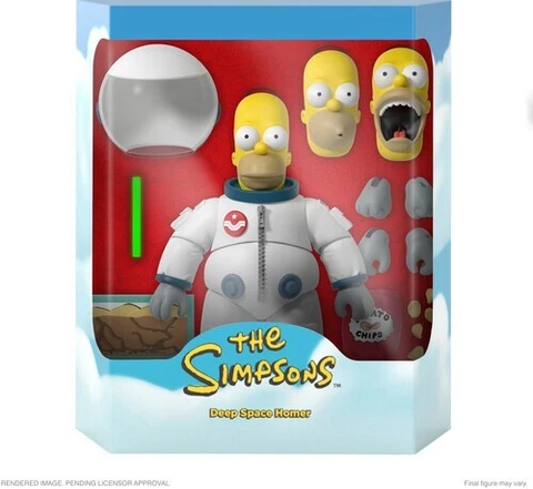 WB   Super7 - The Simpsons ULTIMATES! Wave 1 - Deep Space Homer Cover