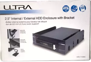 ULTRA 2.5 Internal/External HDD Enclosure with Bracket *NEW* - Picture 1 of 5