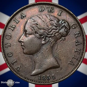 Great Britain 1854 Half Penny 1/2d GB5299 - Picture 1 of 2