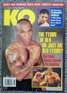 1999 MAY KO BOXING MAGAZINE MIKE TYSON FERNANDO VARGAS LUISITO ESPINOSA POSTER - Picture 1 of 5