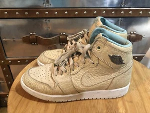 Nike Air Jordan 1 Retro High OG GG Gr. 6Y Pearl Sand Dune GS 743957 207 2014 - Bild 1 von 9