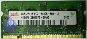 Hynix module mémoire SODIMM PC2 HYMP564S64BP6 512/1024Mo DDR-667/533/800MHz - Photo 1/7