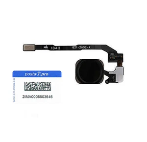 FLAT FLEX HOME BUTTON IPHONE 5S TOUCH ID BUTTON SCHWARZ BLACK KOMPLETT - Bild 1 von 1