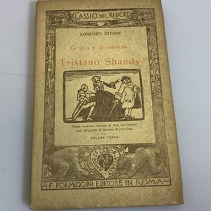 La vita e le opinioni di Tristano Shandy. Lorenzo Sterne. Formiggini - Imagen 1 de 1