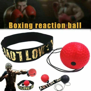 Speed Reflex Fight Ball & Head Band MMA Boxing Training Punch Boxer Box Exercise - Picture 1 of 16