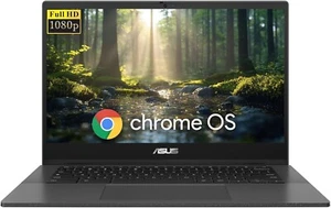 ASUS Chromebook 14" FHD Laptop, MediaTek Kompanio 520, 4GB Memory, 64GB eMMC - Picture 1 of 7