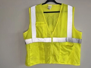 JJ Keller SAFEGEAR Gilet di Sicurezza Tipo R Classe 2, Large-X-Large Lime - Foto 1 di 5