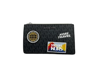 Michael Kors Jet Set Travel Double Zip Wristlet Wallet - Picture 1 of 4