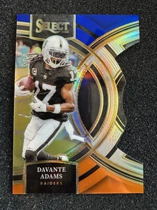 2023 Panini Select Davante Adams Premier Die-Cut Blue & Orange /35 Jets Raiders - Bild 1 von 2