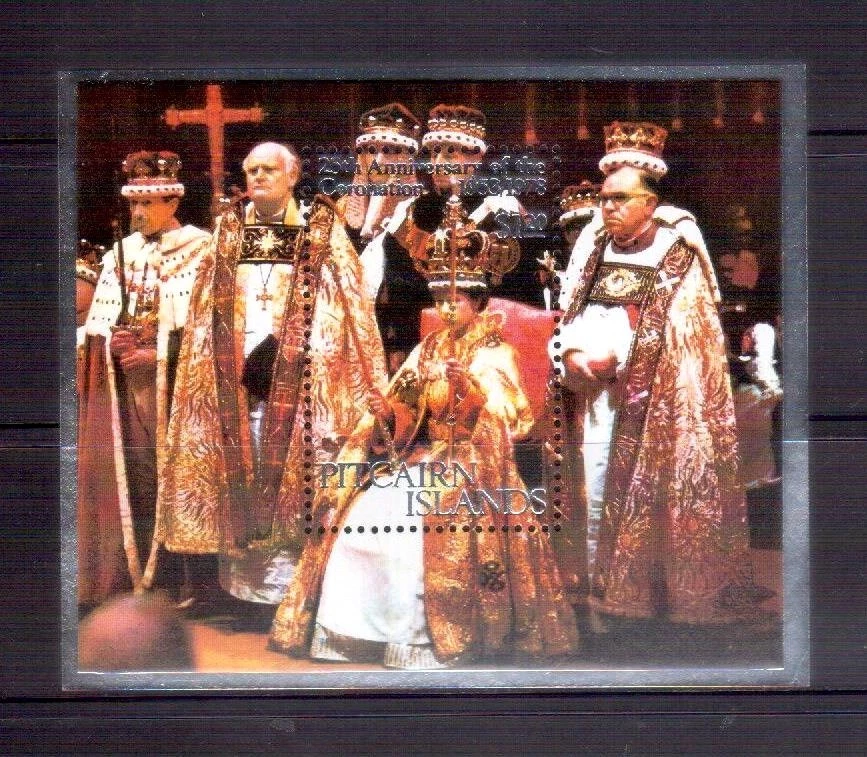 PITCAIRN IS 1978 QE2 25th Anniv min sheet MUH — 第 1/1 张图片