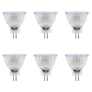 6 x LED MR11 Glas Reflektor 2,2W = 21W GU4 185lm warmweiß 2700K Ra>90 Flood 36° - Bild 1 von 2