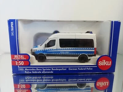 Siku 2305 Super Series 2305 Mercedes-Benz Sprinter Federal Police 1:50 come n... - Immagine 1 di 4