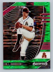2020 Panini Prizm Draft Picks Green Pulsar #PDP114 R.J. Dabovich - Picture 1 of 2