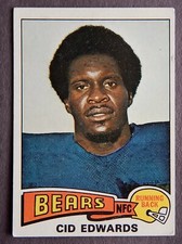 Cid Edwards #429 Topps 1975 Football Card (Chicago Bears) VG