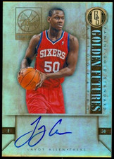 2011-12 Panini Gold Standard 2011 Draft Pick Redemptions Auto #LA Lavoy Allen