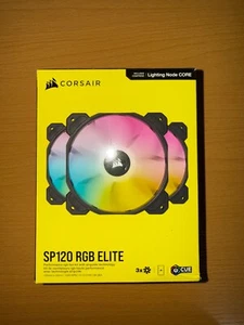 Corsair SP Series iCUE SP120 RGB Elite 120mm Fan PACK X3 + Lightning Node Core - Photo 1/4