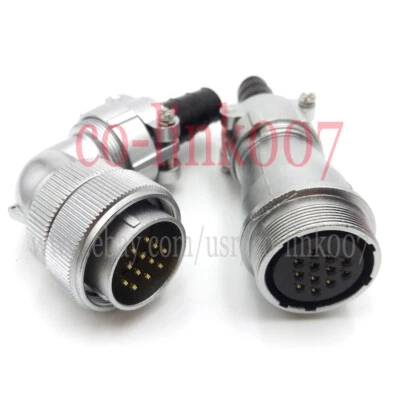 WF28 12Pin Electrical Wire Cable Connector,Circular Waterproof Plug Socket 10A - Image 1 of 4